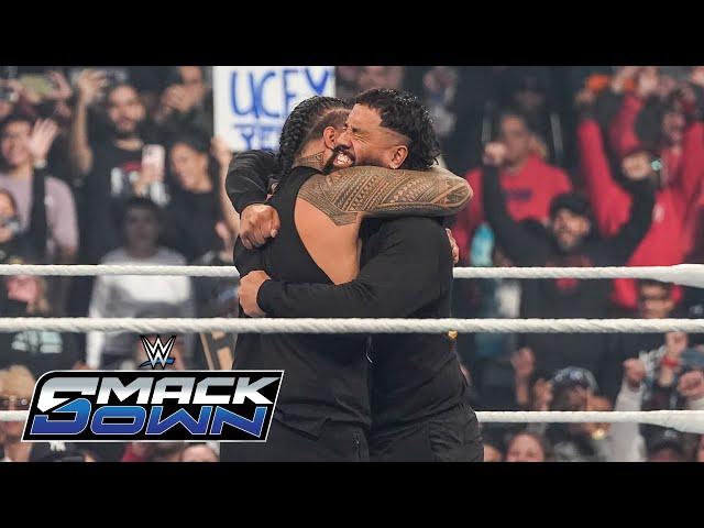 Jimmy and Jey Uso reunite after ripping gold from The Bloodline: SmackDown highlights, Oct. 25, 2024