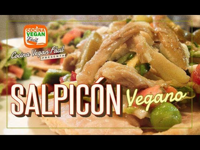 Salpicón de setas con verduras (vegano) - Cocina Vegan Fácil