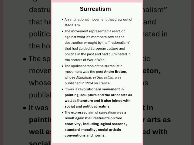 Surrealism #shortsvideo #literary theory