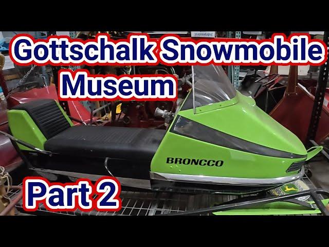 Part 2 of the Gottschalk Family Snowmobile Museum.  Arctic Cat Race Semi, Hornets, Boatels and more!