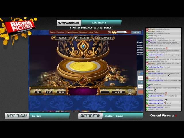 BigWinVideos Live-stream Sunday 500€ Start