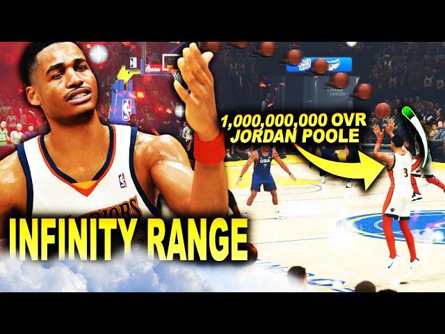 JORDAN POOLE 1 MILLION OVERALL FULL COURT TRICK SHOTS BREAK 2K23! INFINITY RANGE SHOOTING BADGE...