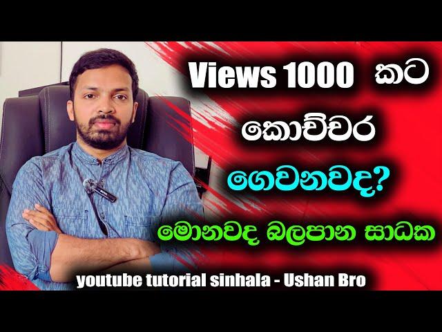 How Much Money YouTube Pays For 1000 Views In 2024 | YouTube Money Sinhala | Online Money Sinhala