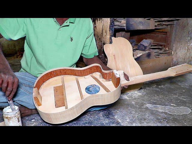 Amazing Art of Crafting Acoustic Guitars