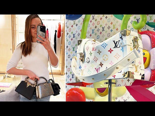 NEW Louis Vuitton x Murakami Multicolor Bags Shopping Vlog 2025