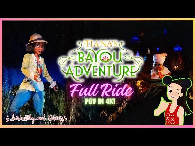 Tiana's Bayou Adventure | FULL RIDE POV W/ QUEUE | 4K