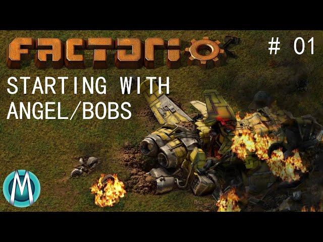 [Factorio 1.1 4K] Angel/Bobs Ep 1: Starting With Angel/Bobs (Tutorial/Walkthrough)