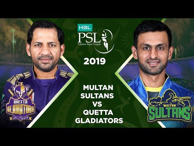 Match 22: Full Match Highlights Multan Sultans Vs Quetta Gladiators | HBL PSL 4 | HBL PSL 2019