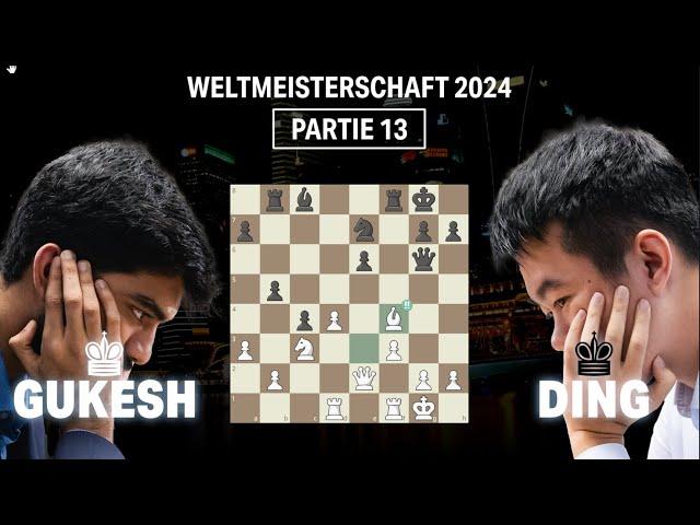 Die wilde Partie 13! Gukesh vs Ding- Schach-WM 2024