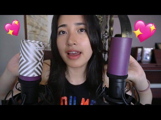 ASMR Triggers I LOVE (tapping, inaudible, lotion, water sack, comb, gloves, mic brushing)