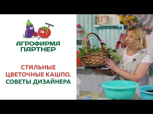СТИЛЬНЫЕ ЦВЕТОЧНЫЕ КАШПО. СОВЕТЫ ДИЗАЙНЕРА