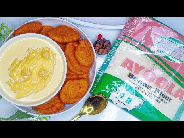 HOW TO MAKE BEANS BALL AKA AKARA WITH AYOOLA BEANS FLOUR