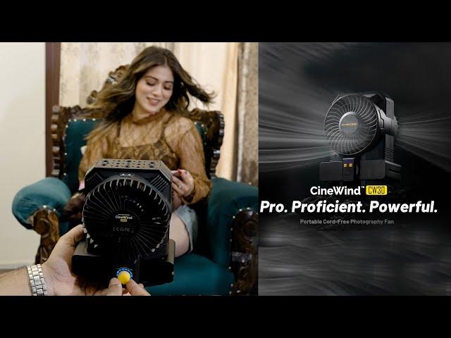 Wind Hair Blower For Videography & Photography | Nitecore CineWind CW30