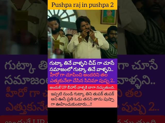 Gutka vimal ads in pushpa 2 movie #vimal #gutka #pushpa2 #alluarjun