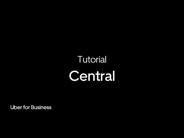 Meet Central | Uber for Business