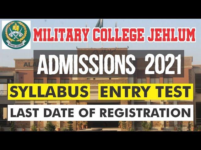 MILITARY COLLEGE JHELUM ADMISSION 2020 8th CLASS | HIGHBROWS