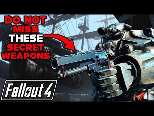 DO NOT MISS THESE 10 SECRET WEAPONS IN FALLOUT 4