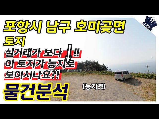 실거래가 보다 저렴! 이 토지가 농지로 보이시나요?! | 포항시 남구 호미곶면 토지 | 부동산 경매 물건분석