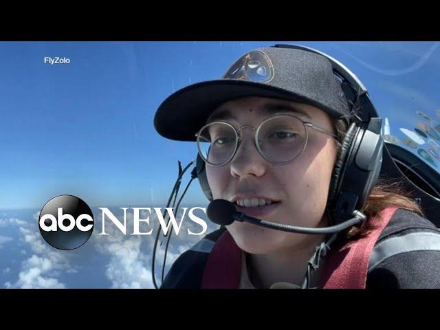 19-year-old aviator sets new solo world record