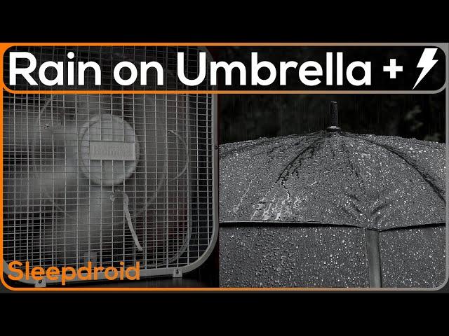 ► Box Fan with Rain and Thunder Sounds for Sleeping