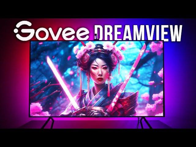 How To Install Govee RGBIC Dreamview T1 TV Backlight!