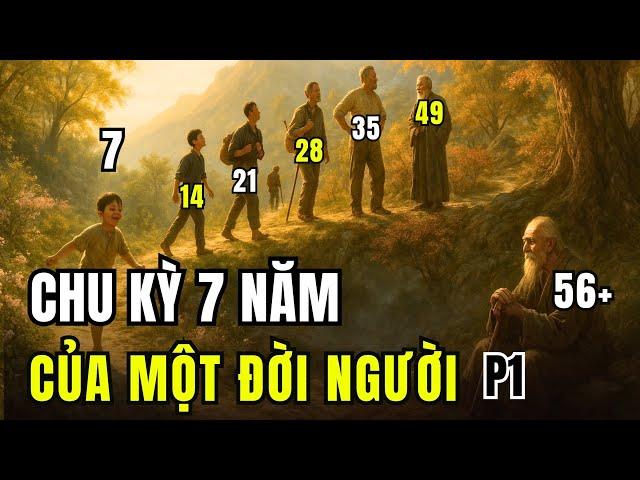 CÁC CHU KỲ 7 NĂM ĐỜI NGƯỜI | PHẦN 1: GIAI ĐOẠN TỪ LÚC BÉ ĐẾN TUỔI TRUNG NIÊN | DANH NGÔN CỔ