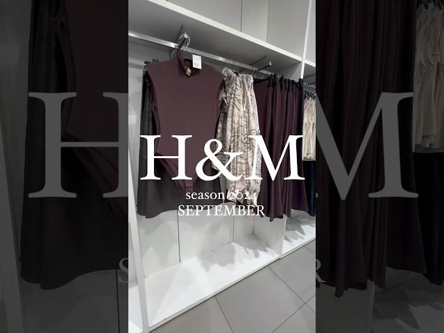 H&M Autumn collection 2024/AUGUST