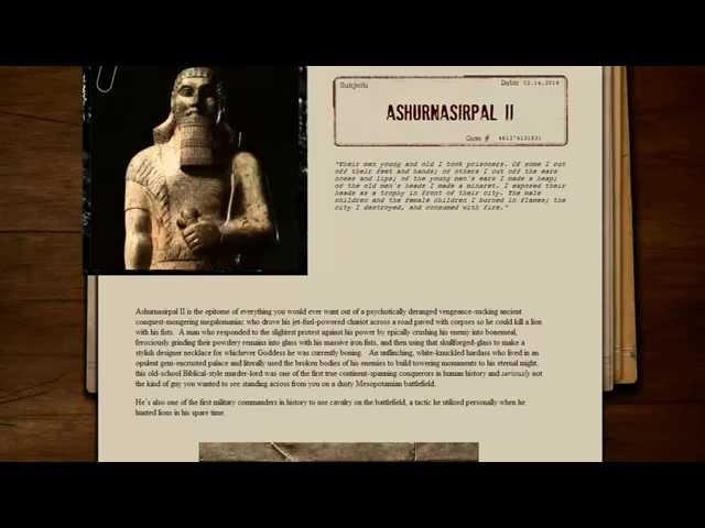 Ashurnasirpal II Badass of the week