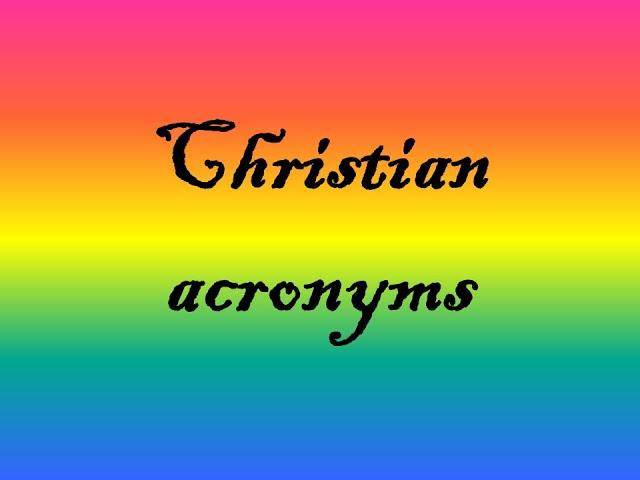 Christian acronyms