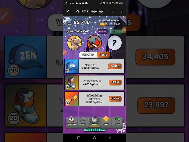 VALIANTS: TAP-TAP | ALL BATTLES AND DAILY COMBO | 02 DIC