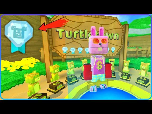 All Diamond Medals in Turtle Town Super Bear Adventure Gameplay Walkthrough