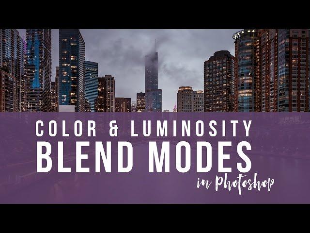 The Color vs Luminosity Blend Mode in Photoshop