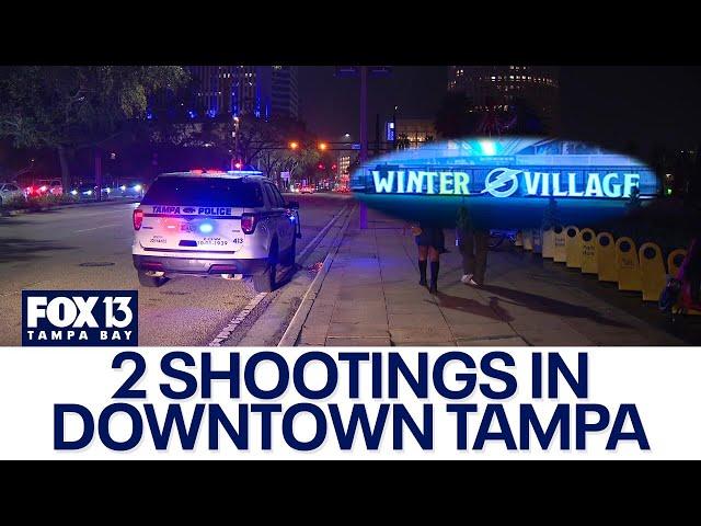 2 different shootings ring in the New Year in Downtown Tampa