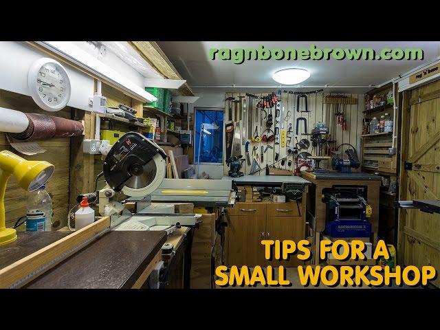 5 Tips For A Small Wood Workshop - making the most of your space