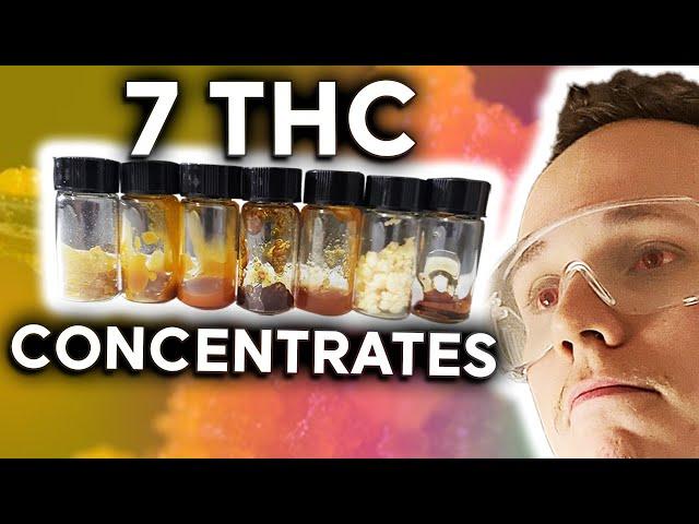 How to make THC Vape Carts using ANY of these 7 Cannabis Concentrates!