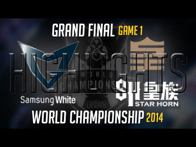 SSW vs SHR Game 1 Highlights Final | LoL World Championship 2014 Samsug White vs Royal Club