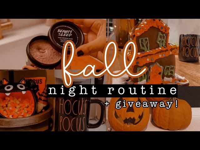 FALL NIGHT TIME ROUTINE  | Clean with me, Family Night, Getting Cozy For Fall!