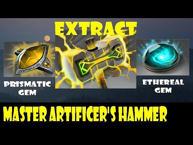 Extract Prismatic Gem and Ethereal Gem - Dota 2 Items