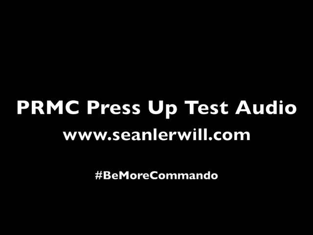 PRMC Press Up Test Audio