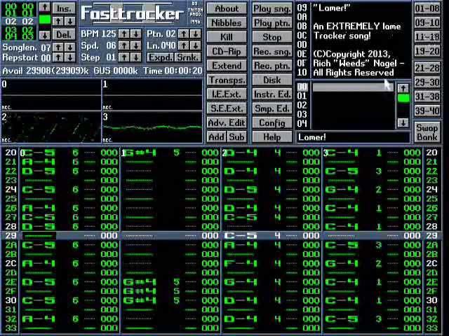 "Lamer!" - Fun with Fast Tracker II