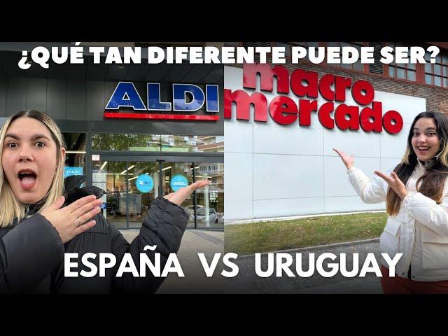 COMPARAMOS PRECIOS DE SUPERMERCADOS EN #españa Y #uruguay JUNTO A @LaPeluqui