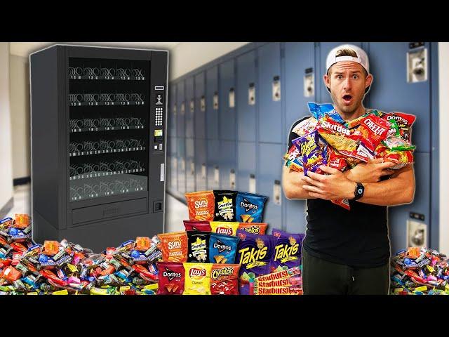 Eating EVERYTHING In A Vending Machine!