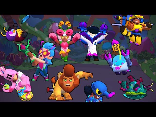 ALL BIODOME NEW SKINS Winning and Losing Animation, Price, Release Date | Brawl Stars