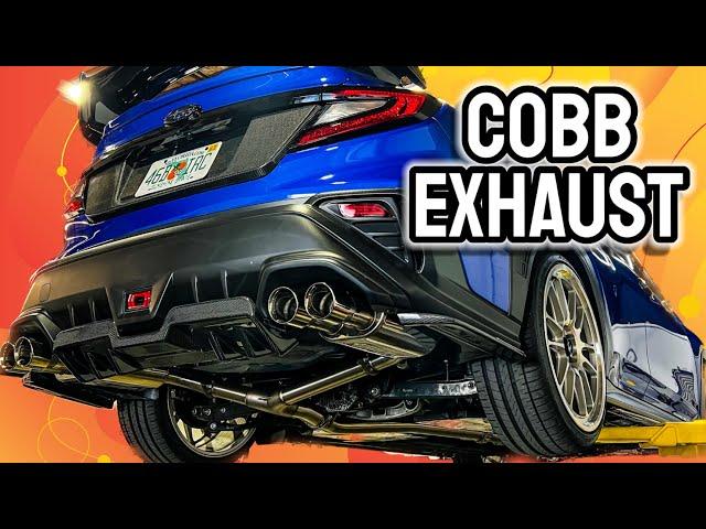 Cobb Stainless Steel Cat-back Exhaust for 2022+ Subaru WRX