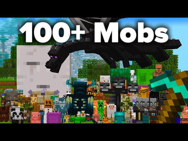 I Captured ALL of Minecraft's Mobs in 24 Hours