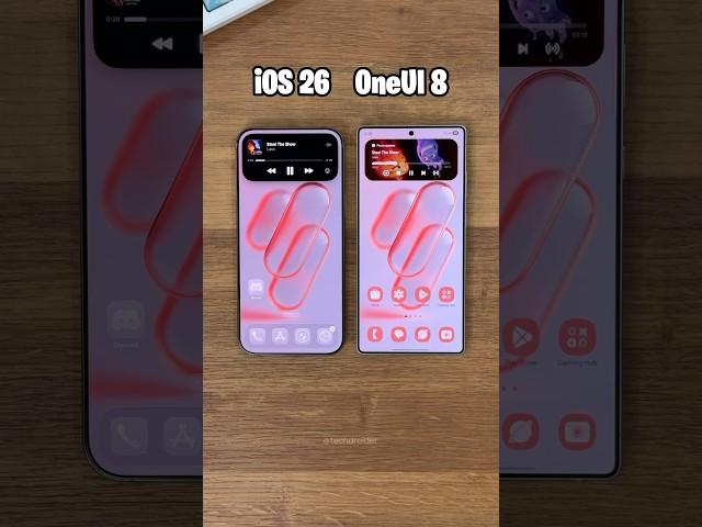 iOS 26 vs OneUI 8 | iPhone vs Samsung - BATTLE OF TWO GODS! 