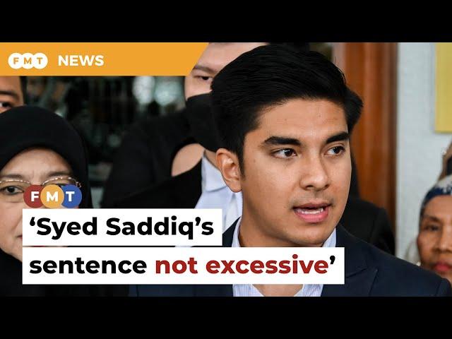 7 years’ jail, whipping for Syed Saddiq not excessive, says judge