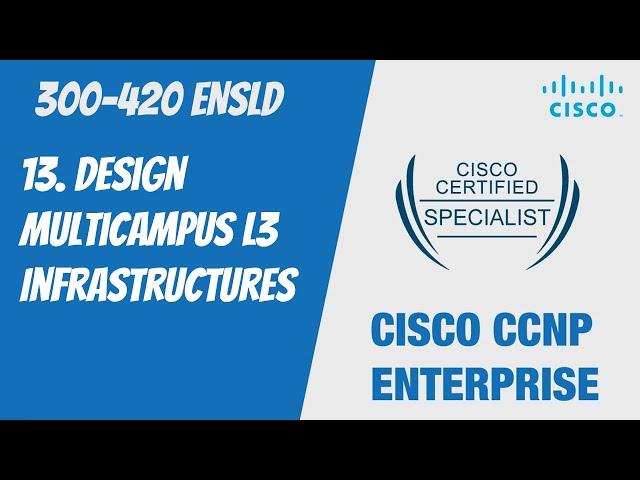 13. Design Multicampus L3 Infrastructures