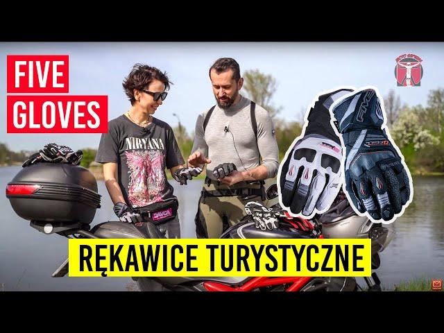 Motocyklowe rękawice turystyczne od Five Gloves - TFX1 i damskie TFX 2 - test i recenzja