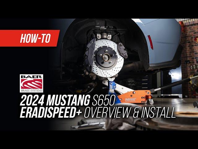 Improve Your 2024 Mustang S650’s Stopping Power with Baer Eradispeed+ Brake Rotors